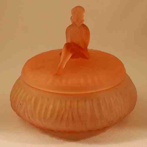 L. E. Smith "Jackie" Powder Jar