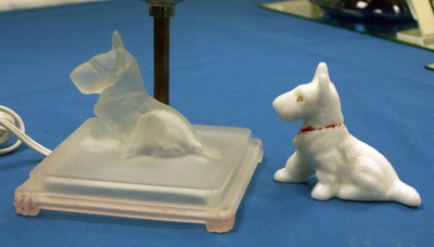 L. E. Smith Scottie Lamp