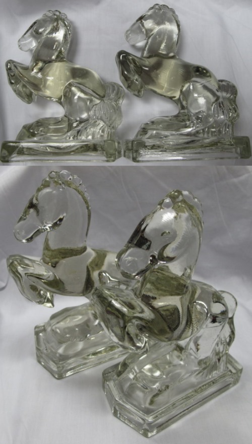 L. E. Smith #  36 Horse Bookends