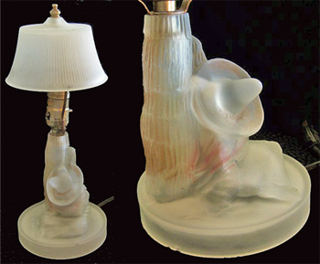 L.E. Smith "Sleeping Mexican" Lamp