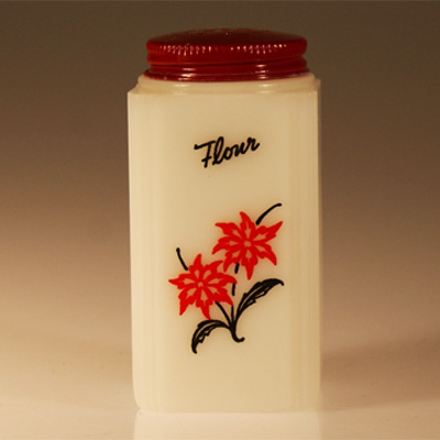 Tipp City Poinsettia Flour Shaker