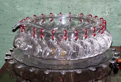 Heisey Lariat Punch Bowl