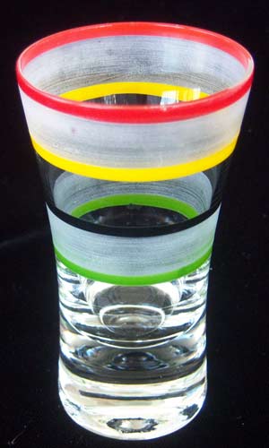 Unknown Striped Shot Glass