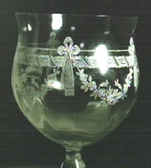 Maryland Glass Co. Ribbon Etch