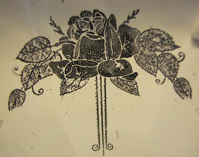 Maryland Glass Co. Rose Etch
