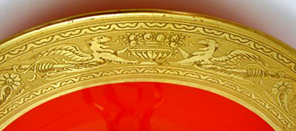 Maryland Glass Co. Dragon Etch