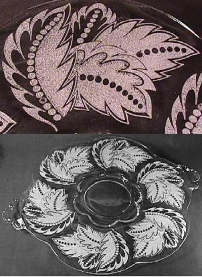 Duncan & Miller Tropical Etch on Canterbury Tray