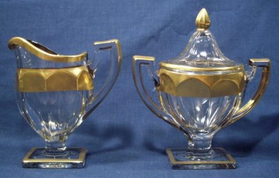 #T 953 and #T 957 Chippendale Oval Sugar & Creamer