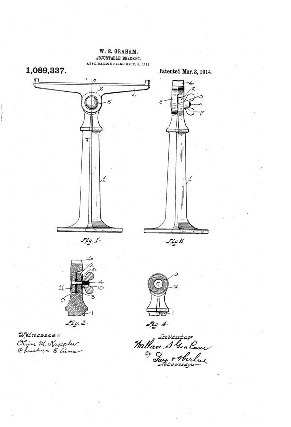Lancaster Display Stand Patent 1089337-1
