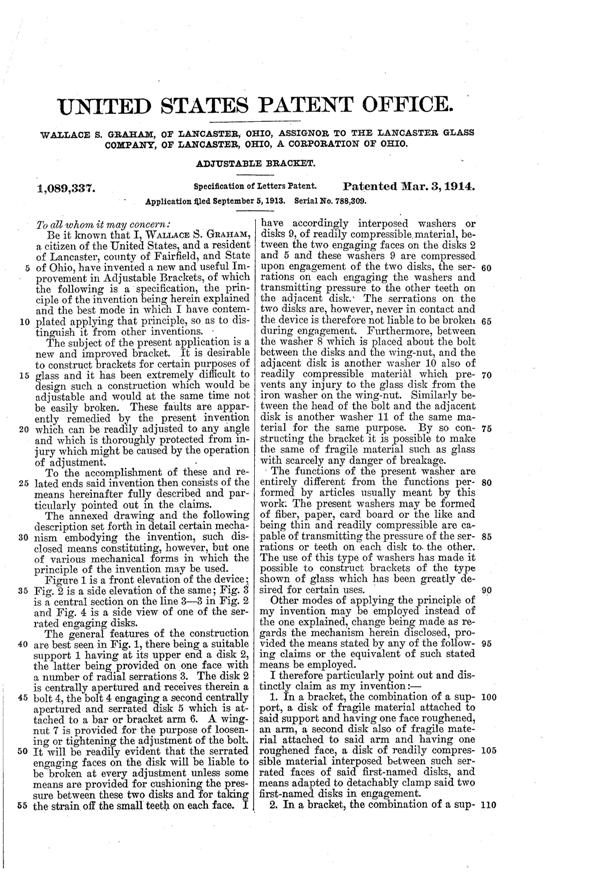 Lancaster Display Stand Patent 1089337-2