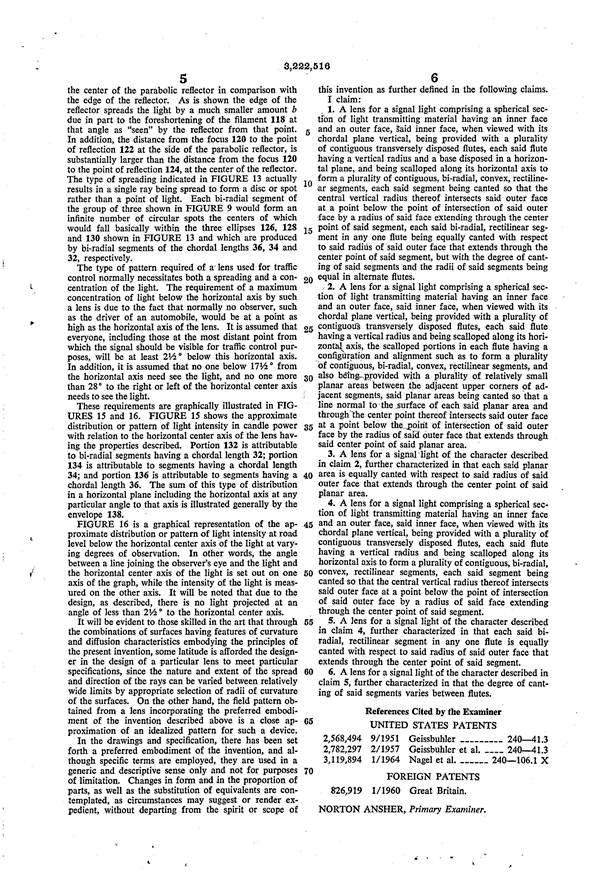 Lancaster Lens Patent 3222516-8