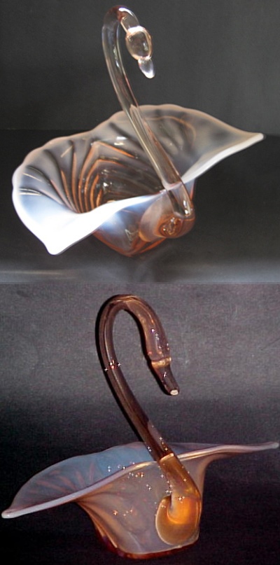 Duncan & Miller # 122 Swan & Czech Swan Look-Alikes