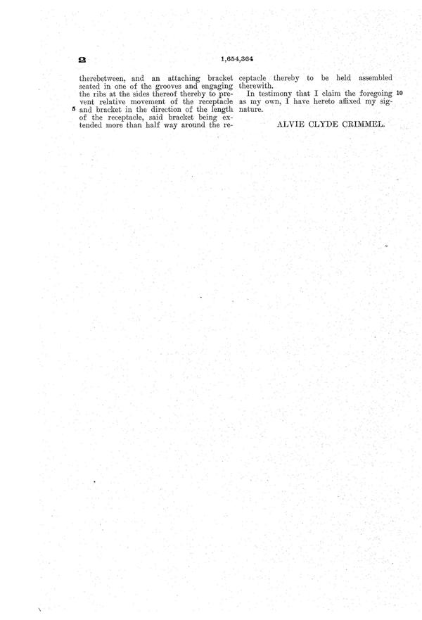 Sneath Newspaper Receptacle Patent 1654364-3