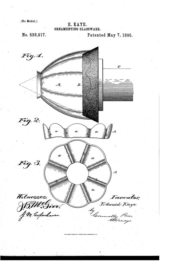 Phoenix Scalloped Edge Manufacturing Patent  538917-1