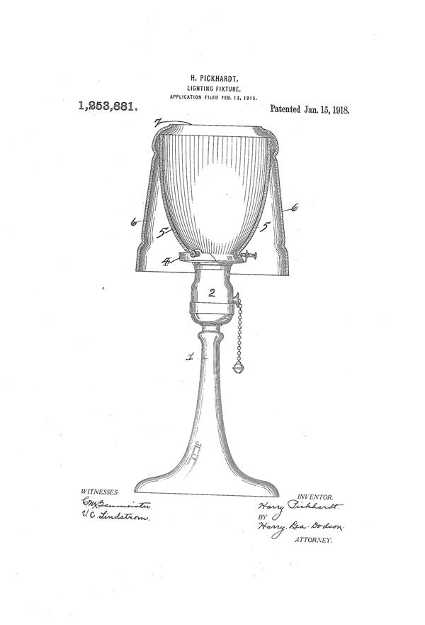 Phoenix Lamp Patent 1253881-1