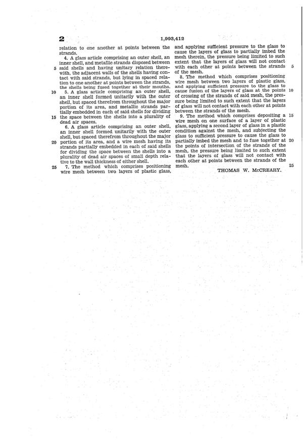 Phoenix Reenforced Glassware Patent 1993412-3