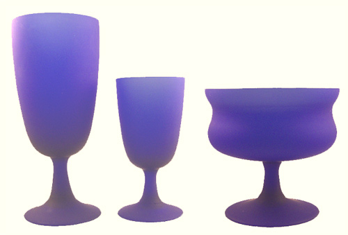 Carlo Moretti Satinato Stemware