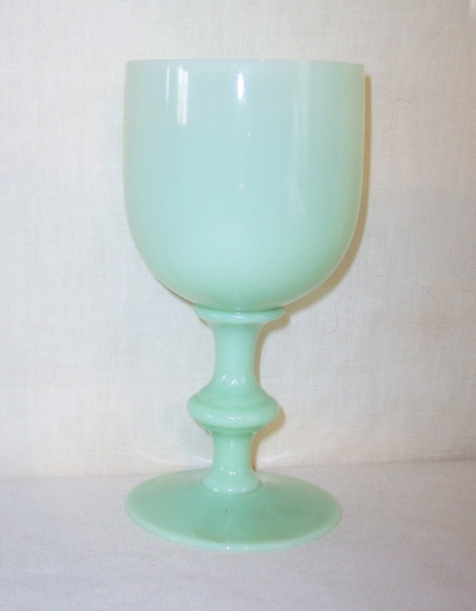 Portieux-Vallerysthal Jade Opaline Goblet