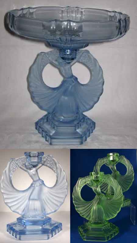 Unknown Art Deco Lady Comport