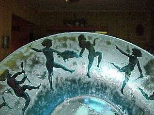 Fostoria # 288 Cupid Brocade Etch