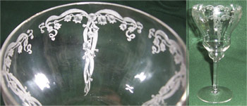 Fostoria # 241 Lily of the Valley Etch