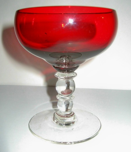 Central #1465 Bi-Color Saucer Champagne