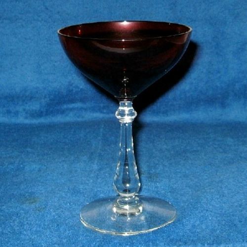 Central #2051 Bi-Color Saucer Champagne