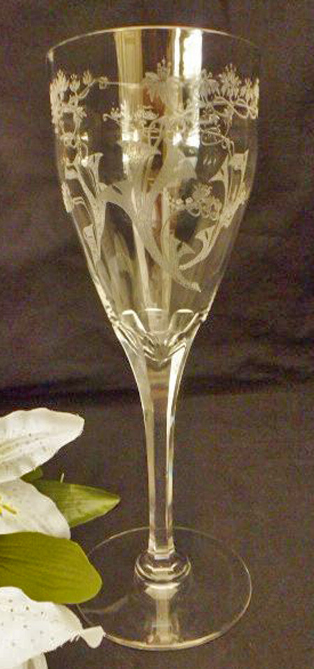 Central Stem w/ #22 Floral Trumpets Etch