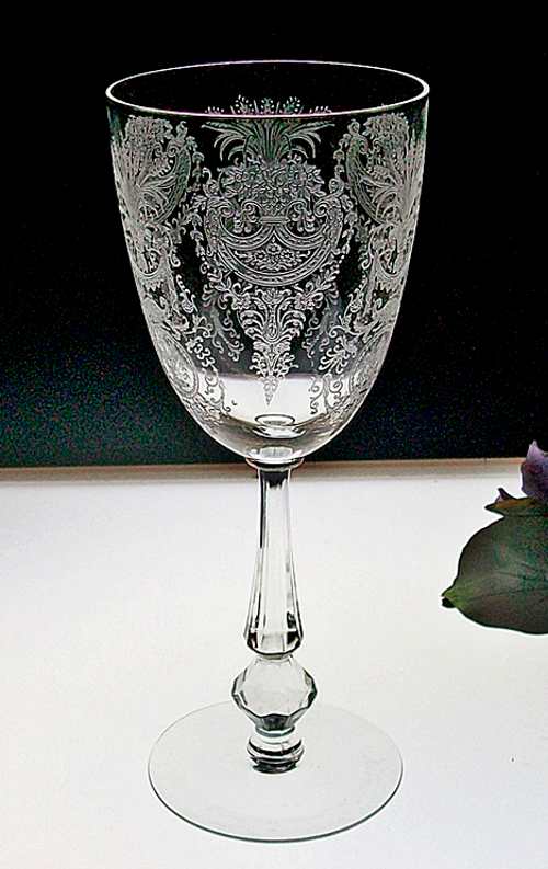 Tiffin #17406 Stem w/ Regency Etch