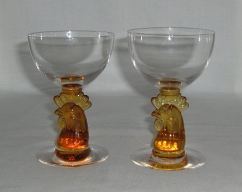 Heisey #5048 Rooster Head Cocktail