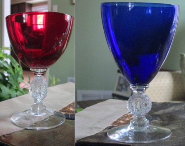 Cambridge #1066 Aurora Tall Cocktail & Goblet