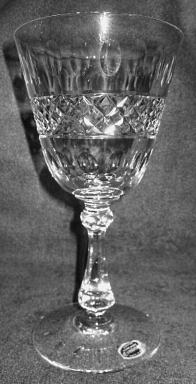 Cambridge #3700 Goblet w/ King Edward Cutting