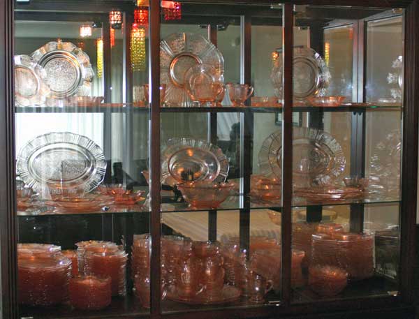 Macbeth-Evans American Sweetheart China Cabinet Display