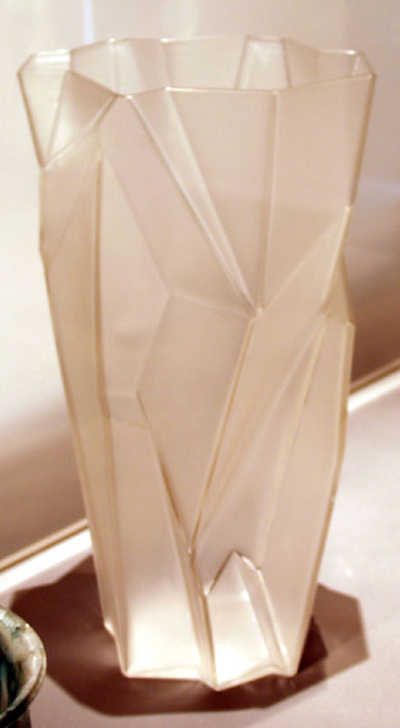 Toledo Glass Pavilion Museum Consolidated Ruba Rombic Vase