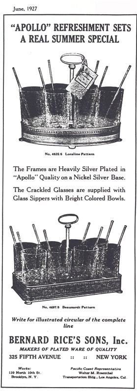 Apollo Advertisement in Keystone June, 1927