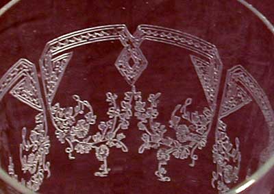 Heisey # 166 Mayflower Etch