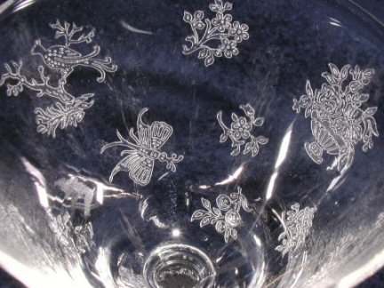 Heisey # 450 Chintz Etch
