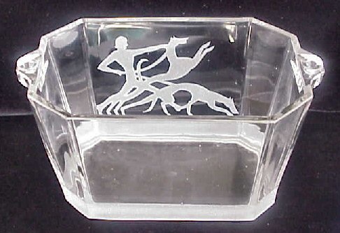 Heisey #5003 Nimrod Sand Carving