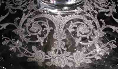 Heisey # 504 Tea Rose Etch