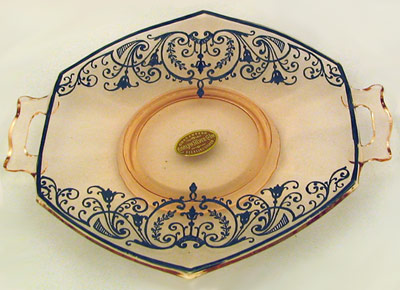 AnnLyn Silver Co Decoration on Unknown Six Sided Plate