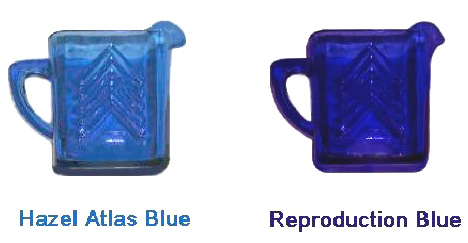 Comparison of Hazel Atlas Cobalt to Repro Cobalt