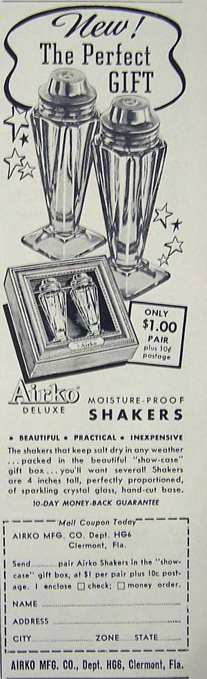 Airko Shaker Advertisement