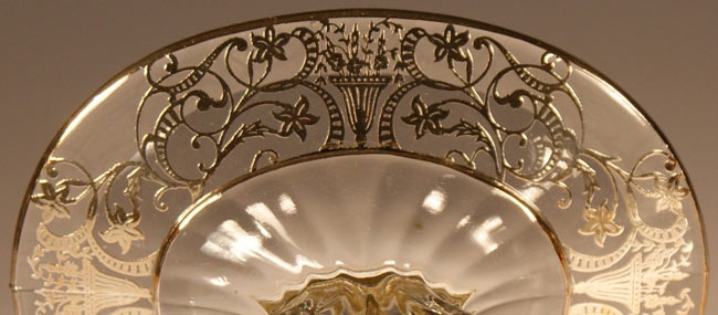 Roden Silver Decoration on Unknown Two-Light Candlestick