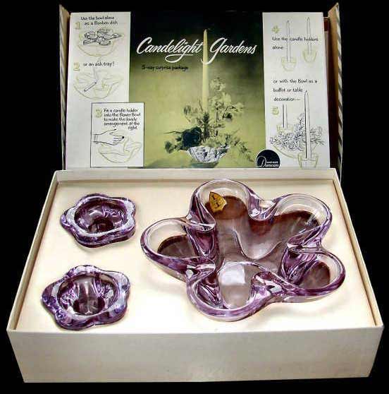 Duncan by Tiffin # 153 Contour Candleholder Set