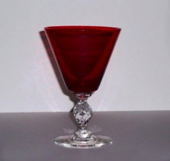 Morgantown # 7688 1/2 Roanoke Water Goblet