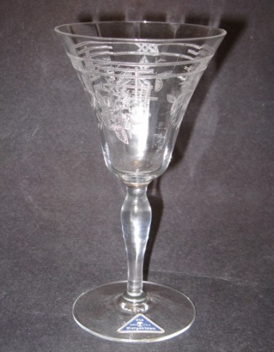 Morgantown # 7646 Sophisticate Stem w/ # 763 Marilyn Etch