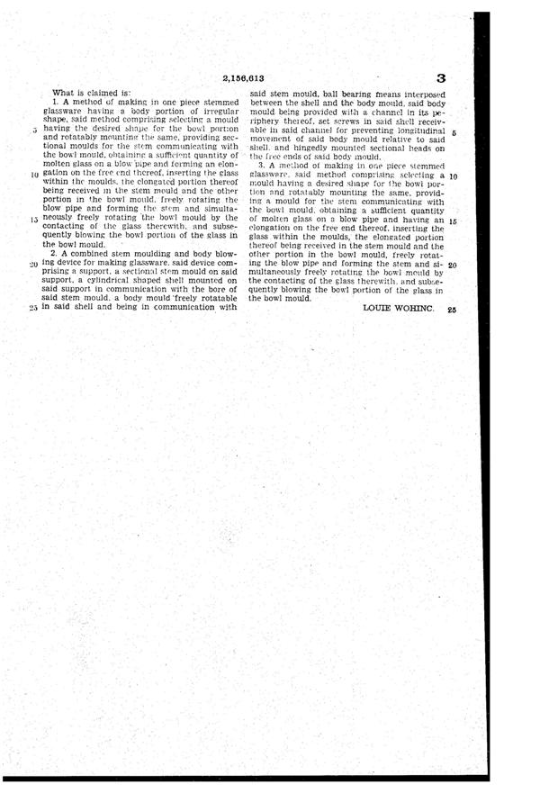 Louie Goblet Patent 2156613-5