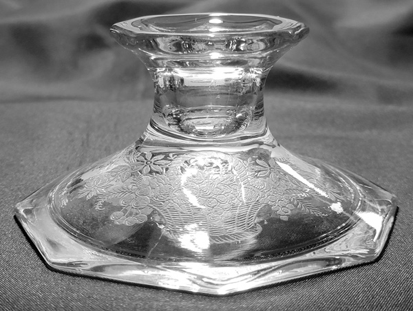 U. S. Glass #  345 Candleholder
