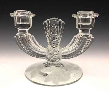 Tiffin #  308-92 Williamsburg Two-Light Candlestick