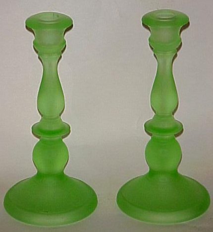 U. S. Glass Candlesticks